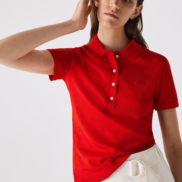Lacoste Vibrant Red Polo Shirt - Picture 2 of 3